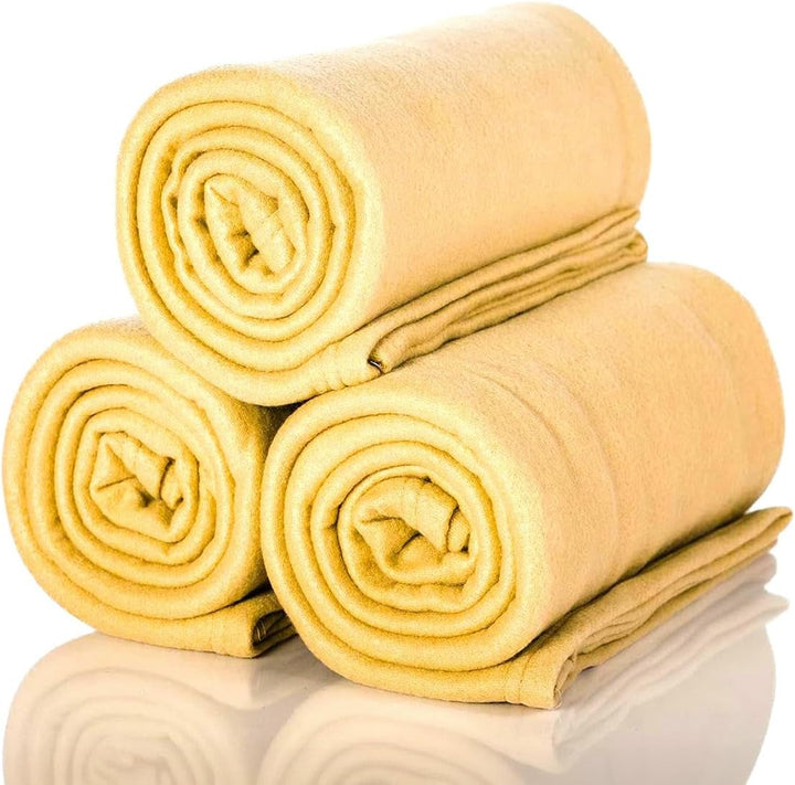 ALCLEAR 3 StÃ¼ck Oeko Tex Fleecedecken, Farbe: Anthrazit, Tolle GrÃ¶ÃŸe 130X160 Cm, Ãœber 200 G/M2, Sofadecke Couchdecke Wohndecke, Picknickdecke SofaÃ¼berwurf Decke