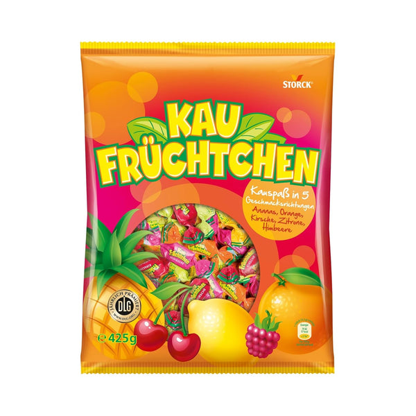 Kaufrüchtchen – 1 X 425G – Kaubonbons in Fünf Fruchtigen Geschmacksrichtungen