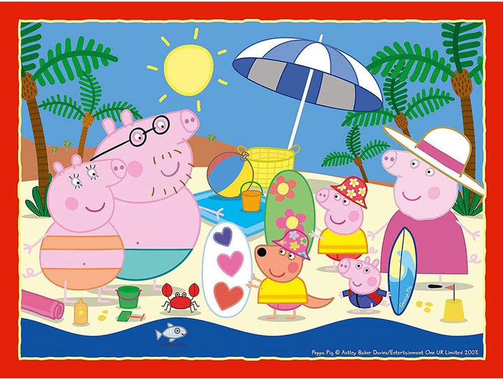 Ravensburger Peppa Wutz puzzle jigsaw pentru copii cu vârsta de 3 ani și peste, 10,2 cm (12, 16, 20, 24 piese)