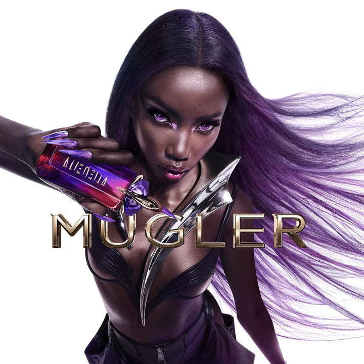 MUGLER Alien Hypersense Eau De Parfum, Parfum pentru femei, Aromă fructată, lemnoasă și florală, Hipermodern și hiperfeminin, Reîncărcabil, 30 ml