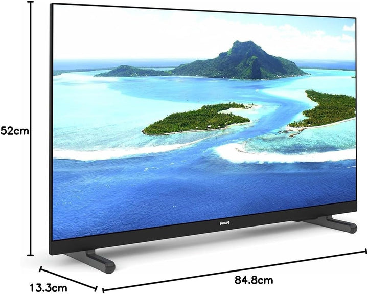 Philips 32PHS5507/12 80 Cm (32 Zoll) Fernseher (HD, Triple Tuner, HDMI, USB, CI+, Mattschwarz) [Modelljahr 2022]