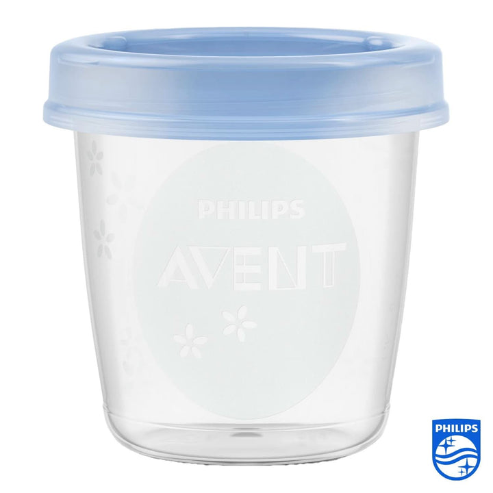 Philips AVENT SCF619/05 Aufbewahrungsbecher Für Muttermilch, Becher Inklusive Deckel