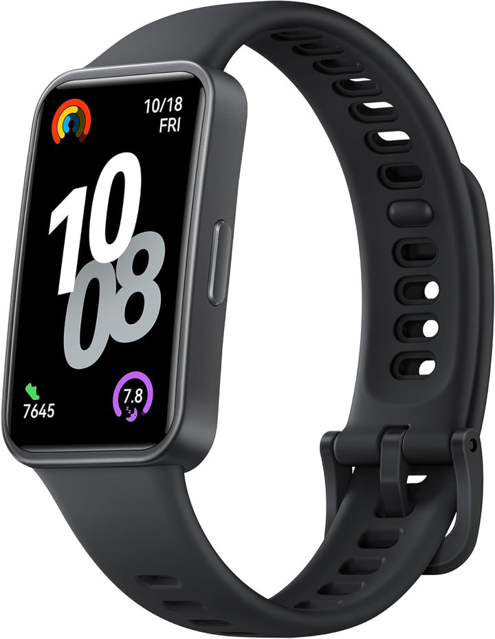 HUAWEI Band 10 Smartwatchï¼Œ Urmărire fitness cu suportKI, Analiză profesională a somnuluiï¼ŒMedia variabilității ritmului cardiac (HRV) în timpul somnului, Autonomie până la 14 zile, iOS & Androidï¼ŒBlack