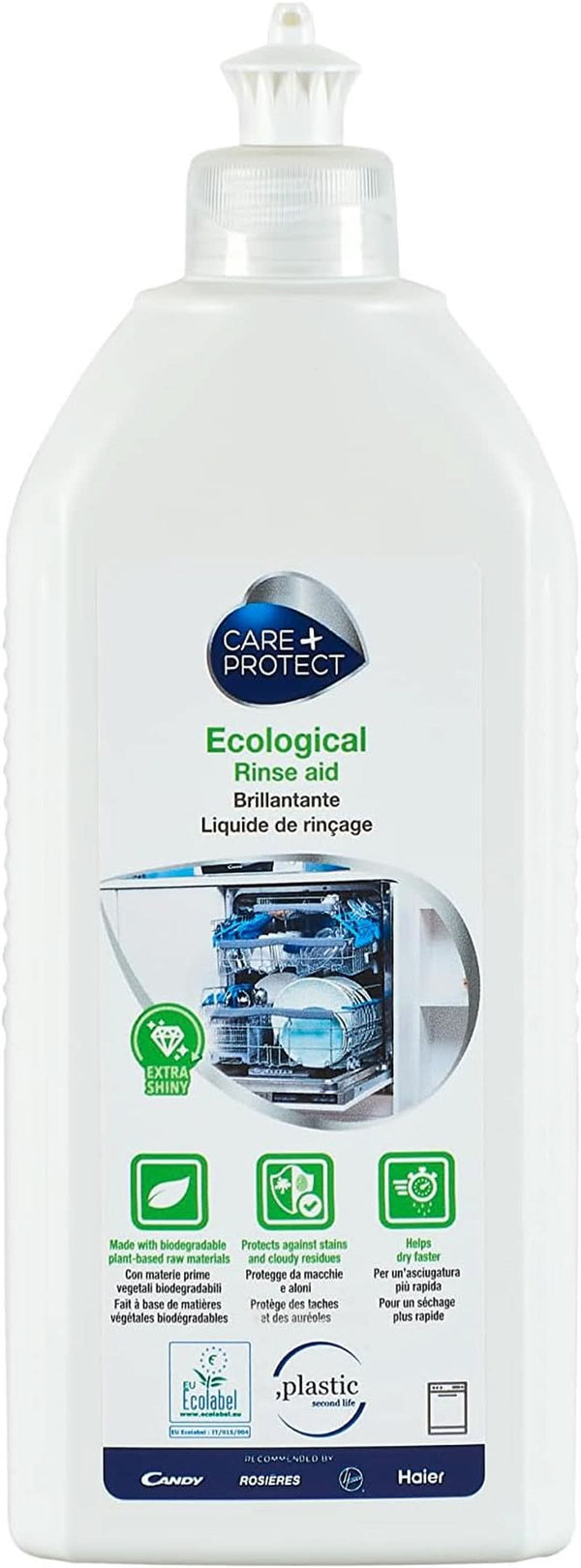 CARE + PROTECT - Gel ecologic pentru mașina de spălat vase, hipoalergenic, 650 ml