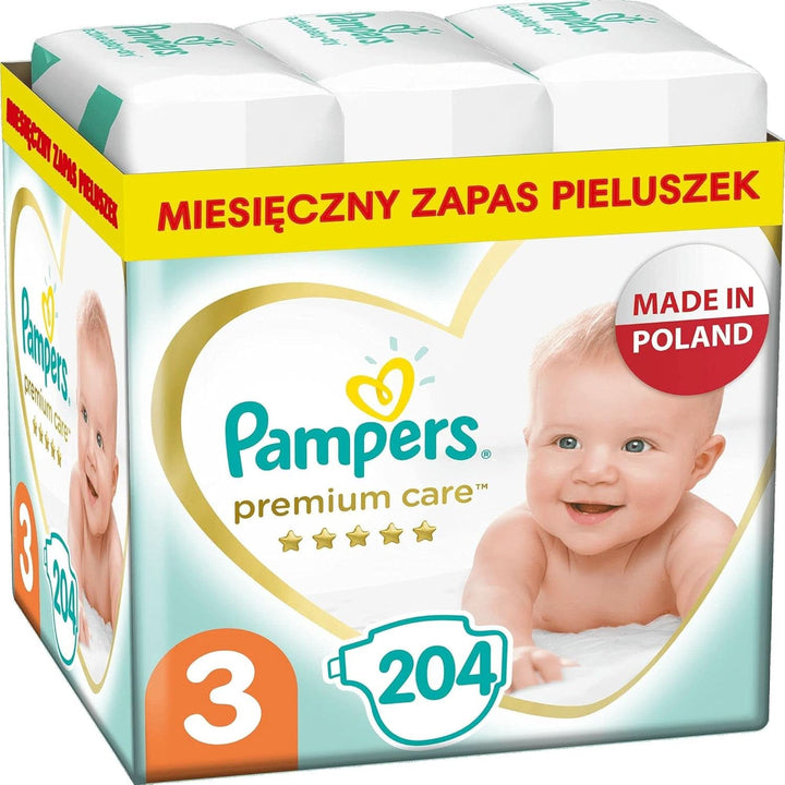 Pampers scutece mărimea 2 (4-8kg), scutece Premium Care, 68 bucăți