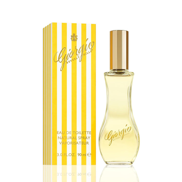 Giorgio Beverly Hills - Giorgio Yellow Eau De Toilette, Parfum Spray Feminin și Elegant, Cu Note Florale, Proaspete și Ușor Orientale, Aromă Lemnoasă, Parfum pentru Femei