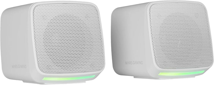 Mars Gaming MSB-ORB, Tragbarer Lautsprecher + Soundbar 20W, Orbilight RGB 360° Beleuchtung, Soundbar Mit Triple-Driver-System, Gaming-Lautsprecher Bluetooth 5.3 / Usb/Microsd/Aux/Fm, Schwarz