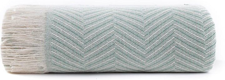 Todocama Mehrzweck-Tagesdecke, Tagesdecke, Ãœberwurf FÃ¼r Bett, SofaÃ¼berwurf, Jarapas, FischgrÃ¤tenmuster (230 X 260 Cm, Sandbeige).