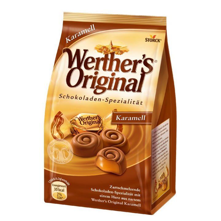 Werther’S Original Blissful Caramel Bites Crunchy – Knusprig-Luftige Kugeln Mit Malz Umhüllt Von Sanft-Cremigem Werther’S Karamell – 1 X 140G