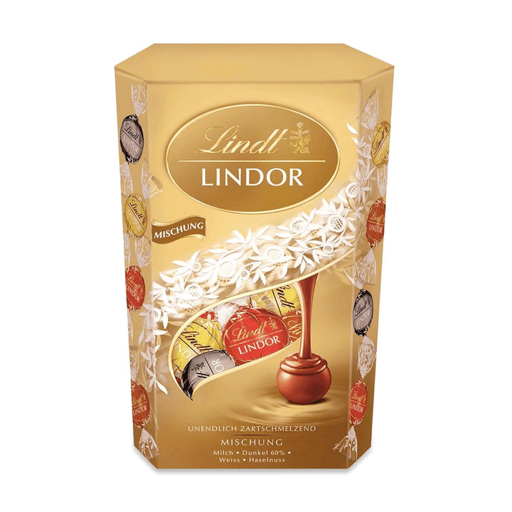 Lindt Schokolade LINDOR Kugeln Pistazie | 500 G | Ca. 40 Kugeln Vollmilchschokolade Mit Zartschmelzender Pistazien Füllung Im Süßen Cornet | Pralinen Geschenk | Schokoladen Geschenk