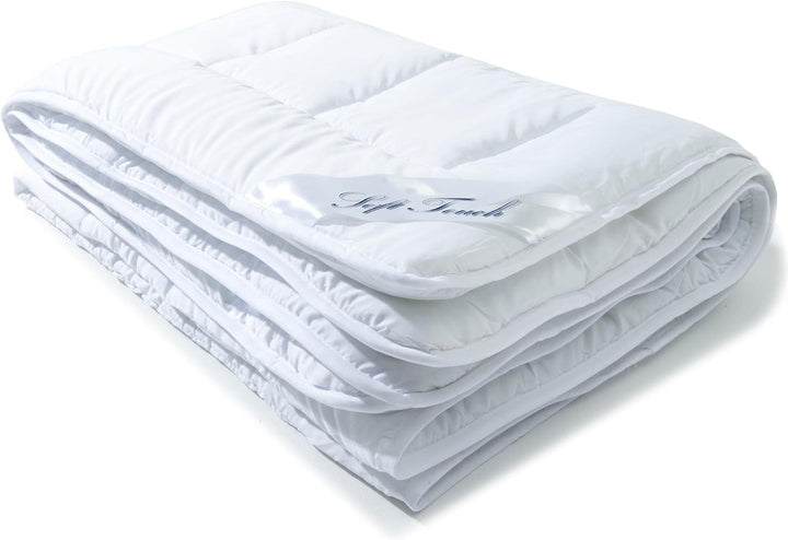 Aqua-Textil 4-sezon plapuma 135X200Cm Pături înnodate împreună Iarna 800G Vara 600G Reglarea climei Oeko-Tex