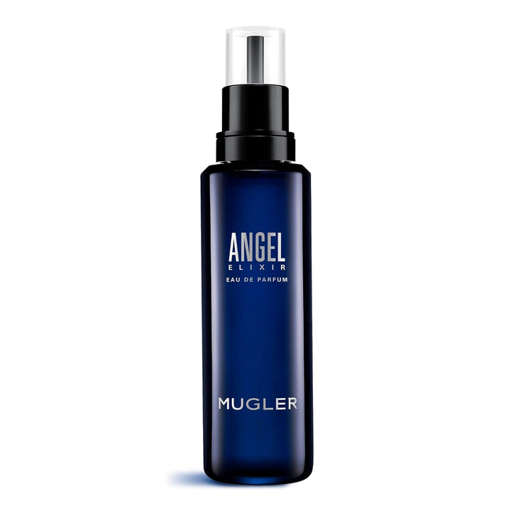 MUGLER Angel Elixir, Apă de Parfum, Parfum pentru femei, Aromă lemnoasă și gurmandă, Parfum seducător, Reîncărcabil