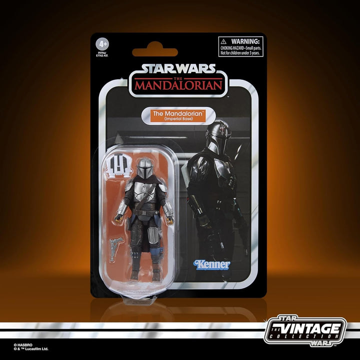 Star Wars Colecția Vintage Mandalorianul (baza imperială), figura de acțiune Mandalorian, scara 9,5 cm
