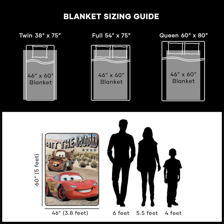 Lag3 Throw Blanket Cars Micro Raschel Ãœberwurfdecke, Polyester, Auf Die StraÃŸe, 46" X 60"