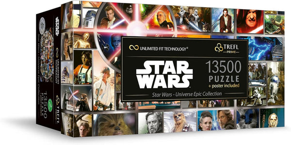Trefl Prime - Puzzle UFT: Star Wars, Universe Epic Collection - 13500 elemente, Joc mare, Cea mai groasă cutie, Pentru adulți și copii de peste 12 ani
