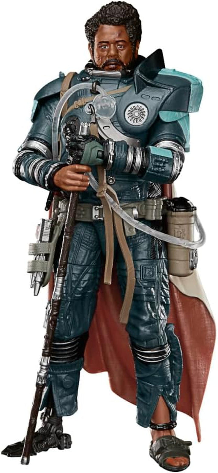 Star Wars Seria Neagră Saw Gerrera 15 Cm Figura de acțiune mare pentru Rogue One: o poveste de colecționat, pentru copii de 4 ani și peste