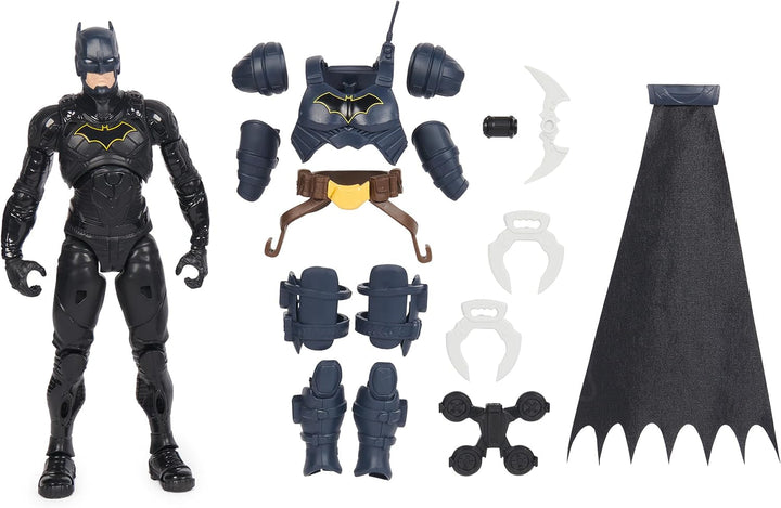 DC Batman Adventures Action Figure, 30 Cm - Cu 16 elemente de echipament și complet mobil pentru aventuri captivante și cascadorii pline de acțiune, jucărie pentru copii de la 3 ani în sus
