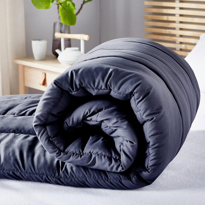 Pikolin Home - Plapumă reversibilă 300 G - Umplutură nordică bicoloră - Pentru pat 105 - confortabilă, caldă, respirabilă, verde, 180 X 260 cm