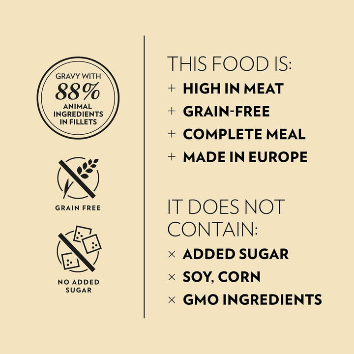 Primacat - Hrană umedă Classic pentru pisici, cu aromă de pasăre în sos, 28 X 85 G