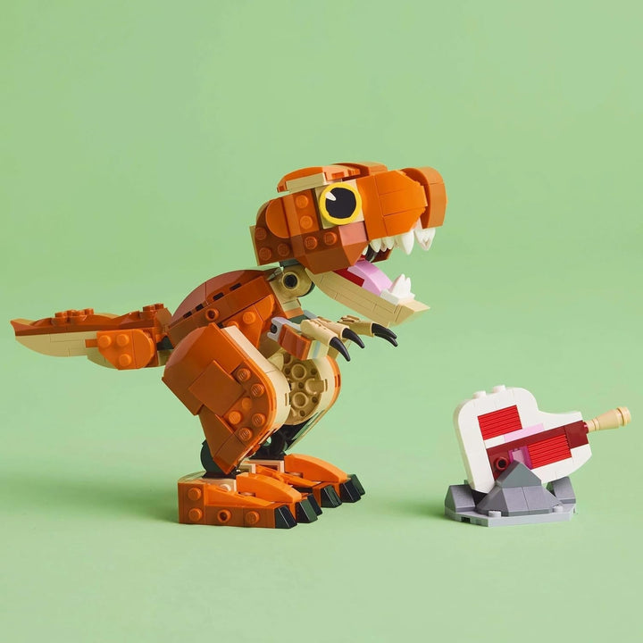LEGO Jurassic World Little Eatie: T.Rex, jucărie de construcție pentru băieți și fete de la 7 ani, set de construcție cu dinozaur, cadou pentru copii, model cu gură, cap și coadă mobile 76967 Seturi de constructie Besuche den LEGO-Store