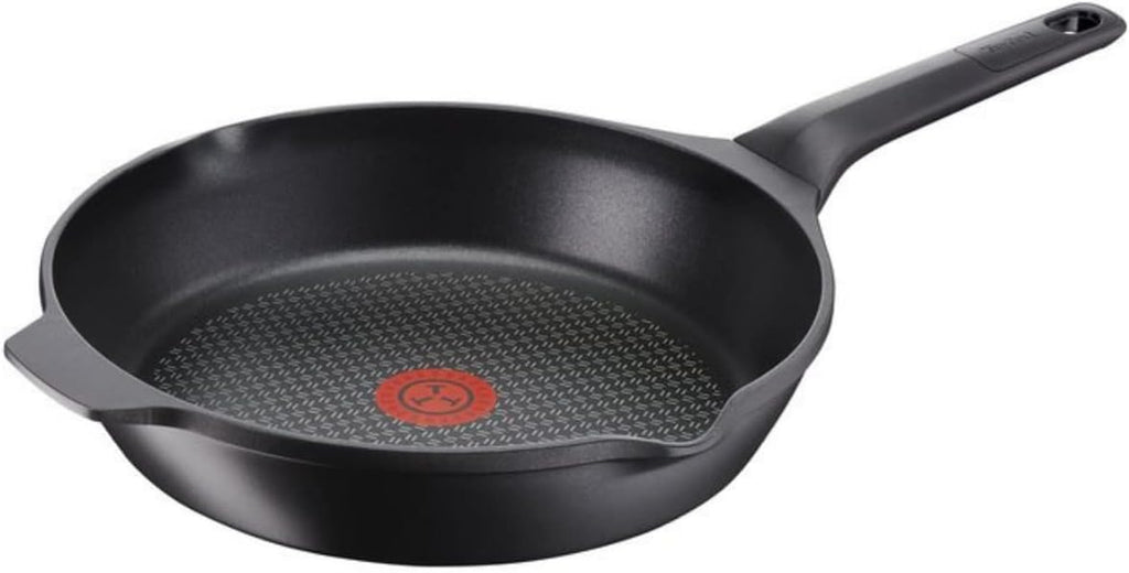 Tefal Robusto Aluguss Bratpfanne 28 Cm, Pfanne Induktion Mit Antihaftversiegelung, Thermo-Signal Bei Idealer Brattemperatur, Einfache Reinigung, Spülmaschinenfest, Für Alle Herdarten Geeignet E24906