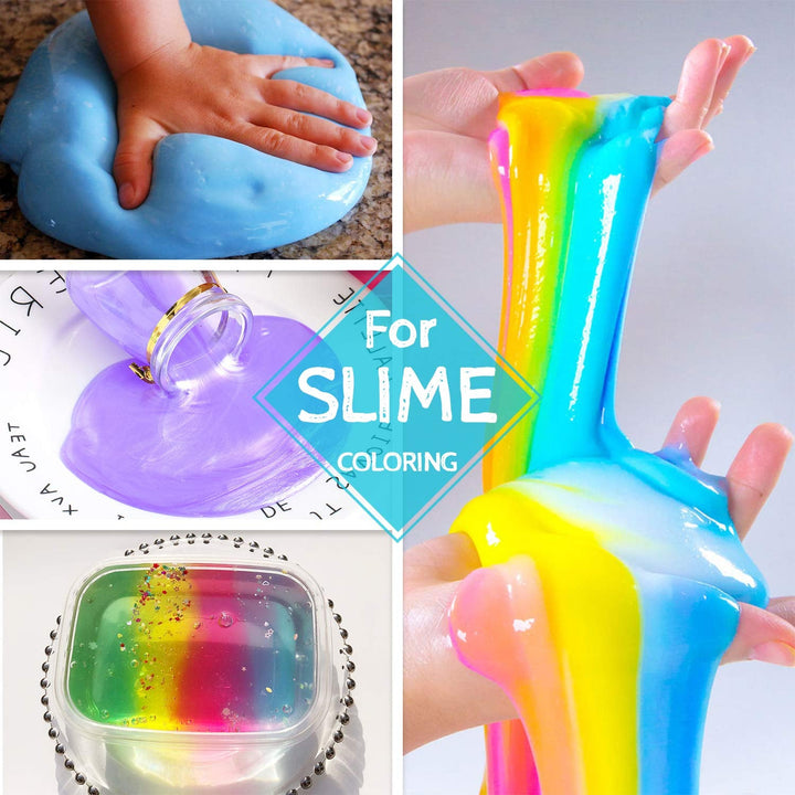 Colorant alimentar 12 culori - Coloranți alimentari lichizi pentru copt torturi, fursecuri, macaroane, fondant - Colorant alimentar vibrant pentru decorare și gătit, aerografare, săpunuri DIY - 6 ml fiecare