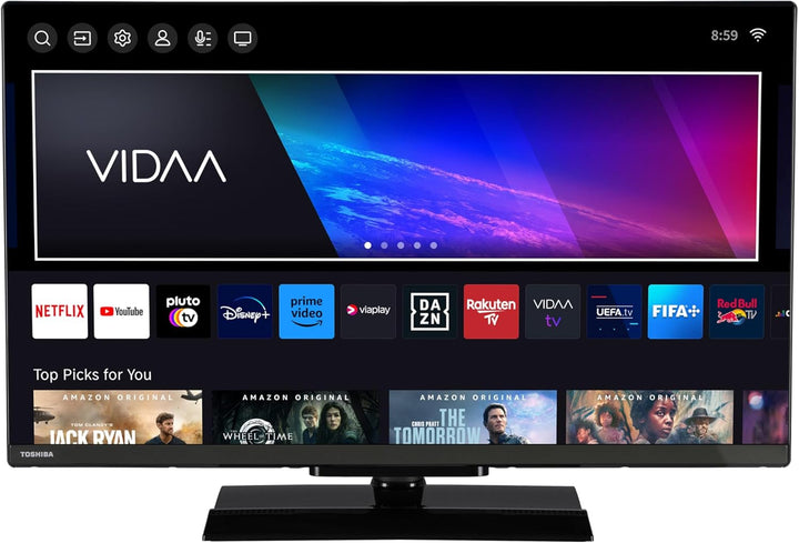 Toshiba 32LV3E63DAZ 32 Zoll Fernseher/Vidaa Smart TV (Full HD, HDR, Triple-Tuner, Bluetooth, Dolby Audio)