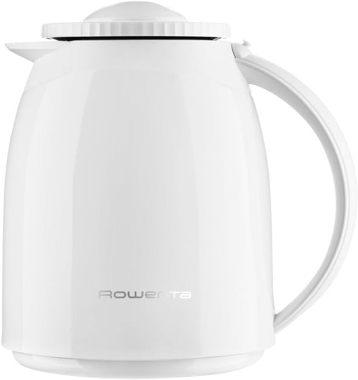 Cafetiera cu filtru Rowenta Adagio Milano Cu termos, Capacitate 1 litru, 8-12 cești, Oprire automată, Filtru detașabil, Indicator nivel apă, Alb, CT3801