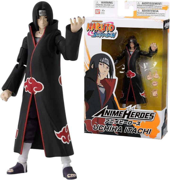 Bandai - Anime Heroes - Naruto Shippuden - Anime Hero Figures 17 Cm - Kakashi Hatake - Licență oficială - Figura articulată Kakashi - 36903