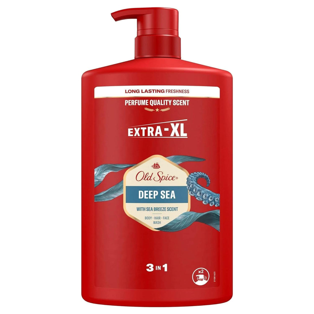 Old Spice Captain 3-In-1 Gel de duș și șampon pentru bărbați, 1 litru