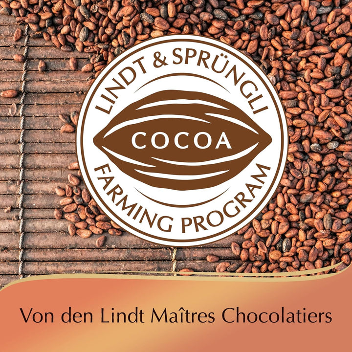 Lindt Schokolade - Creola Pralinés | 100 G | Pralinen Schachtel Mit 9 Pralinen in 4 Köstliche Sorten Ohne Alkohol Mit Kakao Nibs Aus 100 % Edelkakao | Pralinengeschenk | Schokoladengeschenk