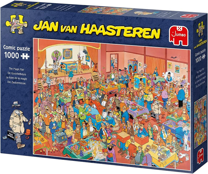 Târgul magicienilor, puzzle jigsaw 1000 piese adulți