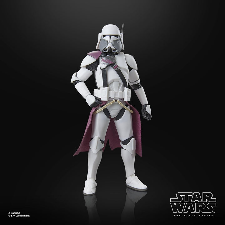 Star Wars seria neagră Clone Commander Bacara, Star Wars: Ahsoka Premium figurină de colecție (15 cm)