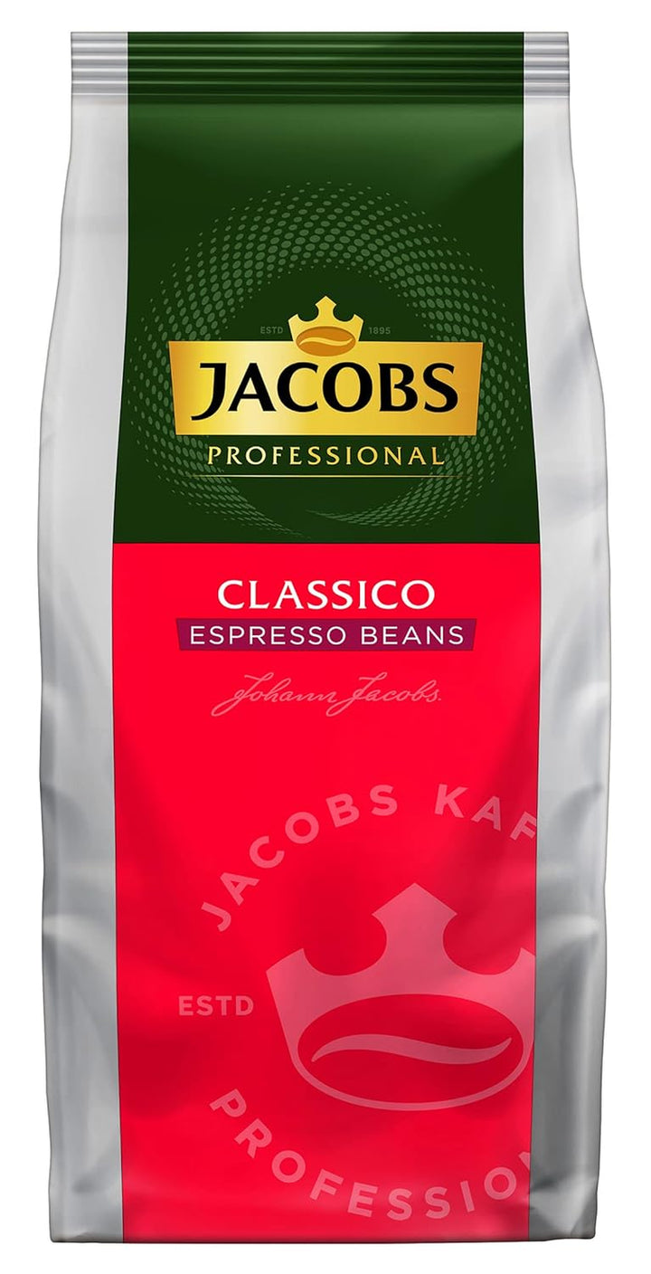 Jacobs Professional Le Grand Café Crema, Ganze Kaffeebohnen 1Kg, Mild, Intensität 2/5