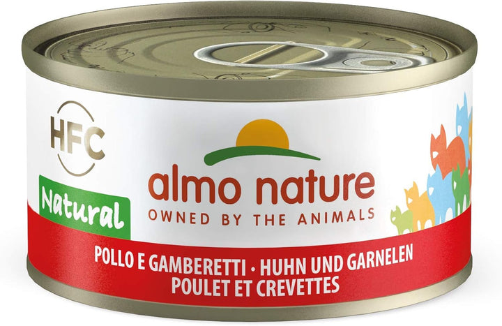 Almo Nature HFC Natural Wet Chicken Thigh Hrană umedă pentru pisici 24Pack (24 X 70G)