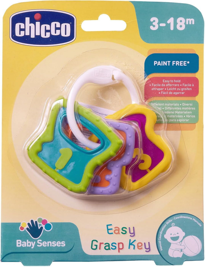 Chicco 00009708000000 Puppy telefon, multicolor, 3 Jucarii Bebe Naty Shop Inel pentru chei