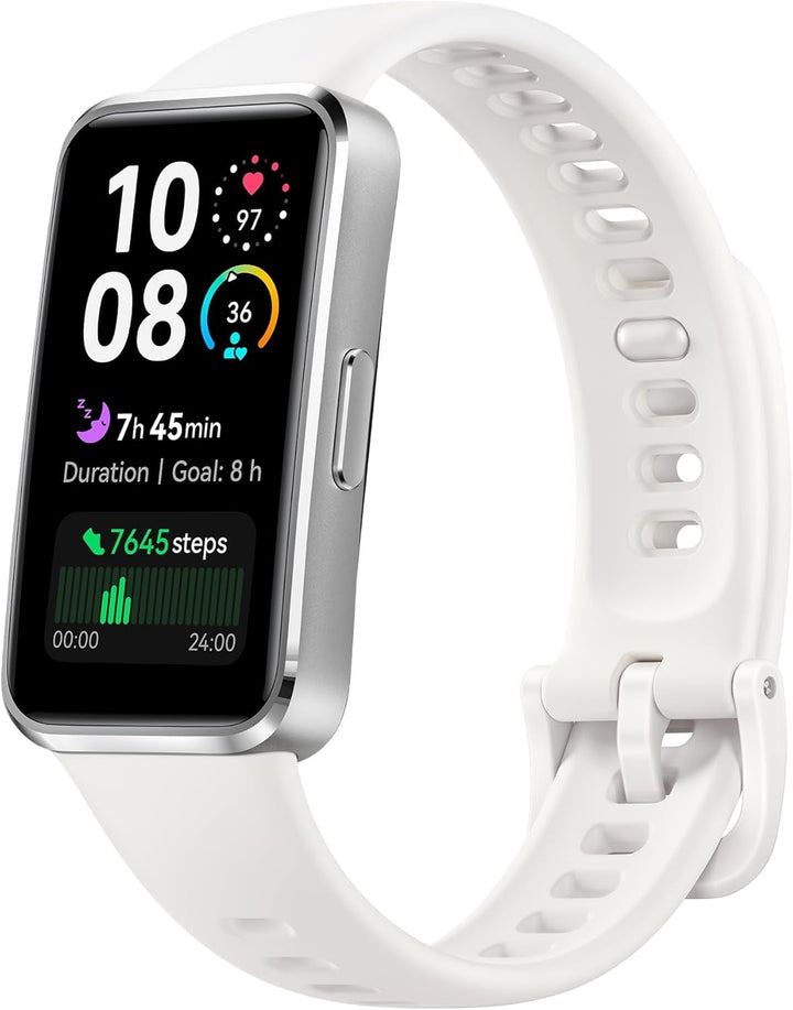HUAWEI Band 10 Smartwatchï¼Œ Urmărire fitness cu suportKI, Analiză profesională a somnuluiï¼ŒMedia variabilității ritmului cardiac (HRV) în timpul somnului, Autonomie până la 14 zile, iOS & Androidï¼ŒBlack