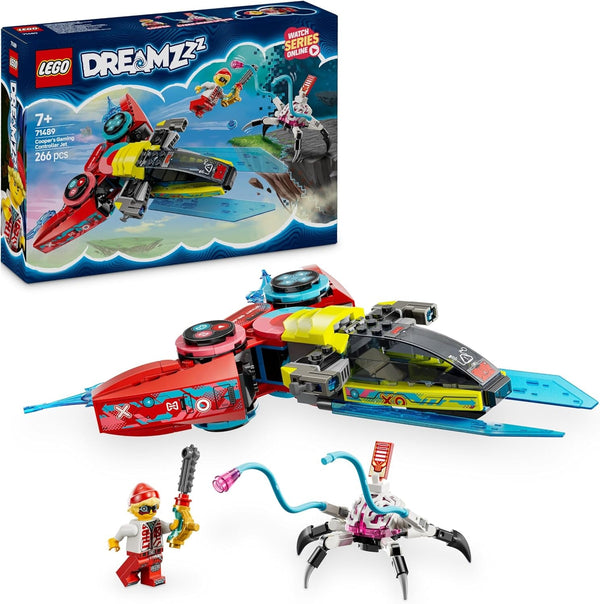 Controller de joc video LEGO Dreamzzz Coopers Flying, jucărie fantastică, set de joc video 2 în 1 cu minifigurină și păianjen, cadou pentru fete și băieți de la 7 ani 71489