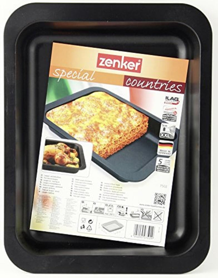 Zenker 7502 Lasagne- Und Auflaufform 32,5 X 25 Cm, Special Countries, Schwarz