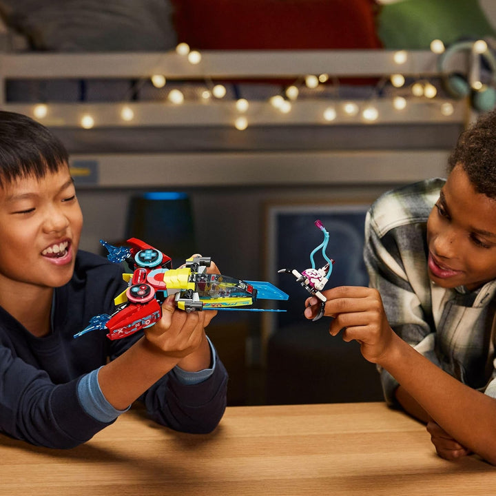 Controller de joc video LEGO Dreamzzz Coopers Flying, jucărie fantastică, set de joc video 2 în 1 cu minifigurină și păianjen, cadou pentru fete și băieți de la 7 ani 71489