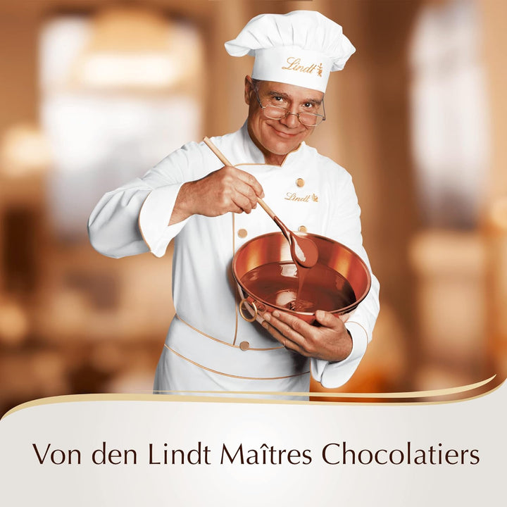 Lindt Schokolade-Hochfein Pralinen Im Winterdesign Geschenkpapier | 200 G | Pralinés-Schachtel Mit 20 Pralinen in 11 Köstlichen Sorten Mit Und Ohne Alkohol | Pralinengeschenk | Schokoladengeschenk