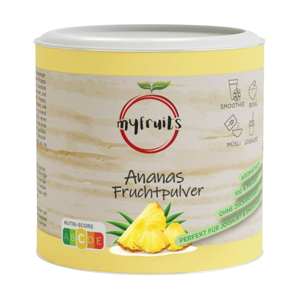 Myfruits pulbere de fructe de ananas 100 grame