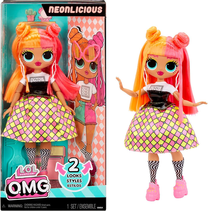 L.O.L. Surpriză! Păpușă de modă OMG - Swag - cu numeroase surprize, inclusiv modă schimbabilă și accesorii fabuloase - grozavă pentru copii de la 4 ani, roz