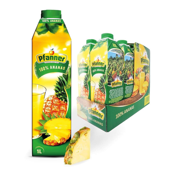 Pfanner Nectar de fructe cu căpșuni (8 X 1 litru) - 30 % conținut de fructe - băutură de căpșuni