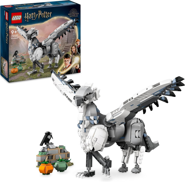 LEGO Harry Potter Hippogriff Buckbeak, jucărie creatură mitică de colecționat, set de joacă creativ pentru copii, cadou pentru băieți, fete și toți fanii 76427