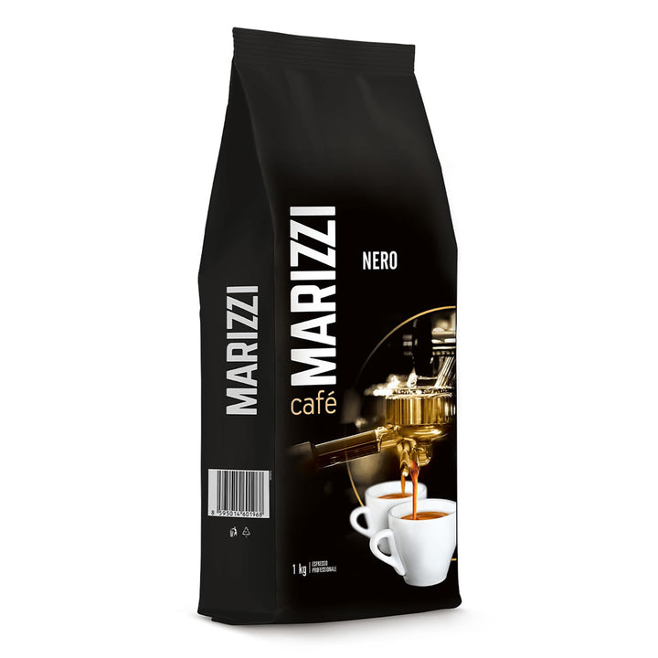 MARIZZI® Marrone - 1Kg - 100% Arabika- Kaffeebohnen - Frisch Geröstet - Aus Der Besten Ernte Amerikas - Ideal Für Espressomaschinen - Ausgeprägter Leicht Süßer Geschmack - Whole Coffee Beans