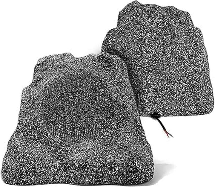 Herdio 6.5" Outdoor Rock Lautsprecher Hardwired 400 Watt, IPX6 Wasserdichtes Design Für Pool, Garten, Deck Und Outdoor Aktivitäten (Paar)