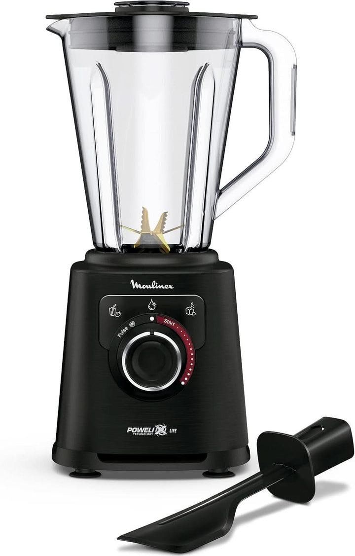 Perfect Mix+ LM88A8 Standmixer, 1200 W, Schnelle Ergebnisse, 1,5 L Fassungsvermögen, 3 Programme: Smoothie-Mixer, Eiszerkleinerer, Autoclean, Tritan-Krug, Inklusive Paddel, Schwarz