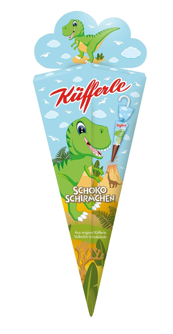 Küfferle XXL Schokoschirmchen Dino 162G