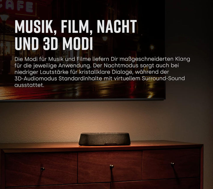 Polk Audio Magnifi Mini AX Ultrakomakte Tv-Soundbar Mit Wireless Subwoofer, Dolby Atmos Und DTS:X, HDMI Earc, Bluetooth, Airplay 2, Google Chromecast, Schwarz